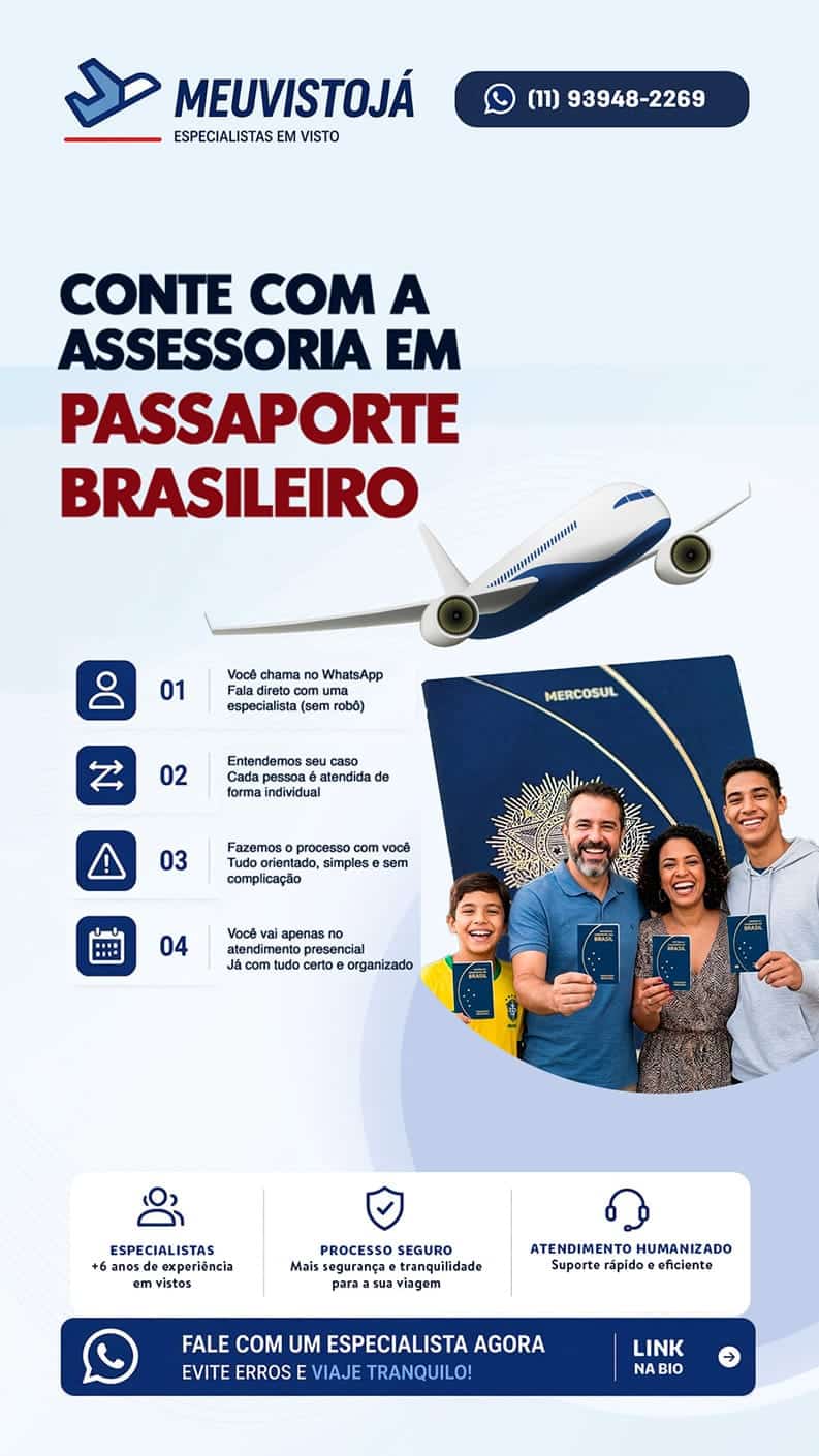 Assessoria em Passaporte Brasileiro